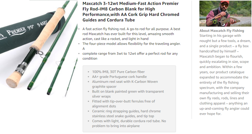 Maximumcatch 72/82cm Carbon Fiber Fly Fishing Rod Tube for 9FT