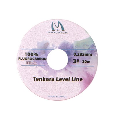 50M 3.0Tenkara Pink Fluorocarbon Level Line