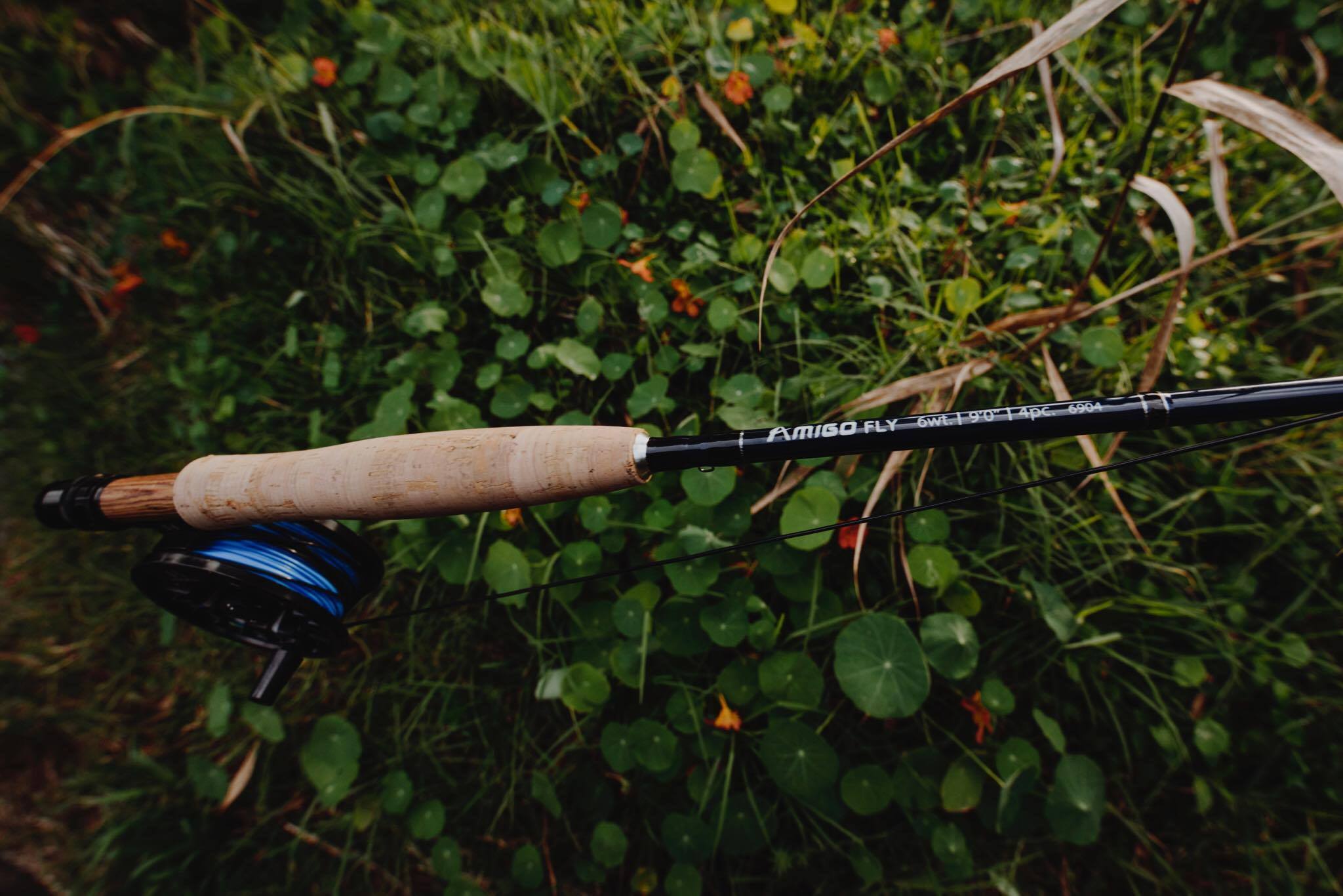 Maximumcatch Amigo 9ft 5-7wt Fast Action Fly Fishing Rod with Fly